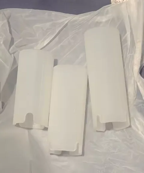Customer-submitted close-up photo of three guide tubes